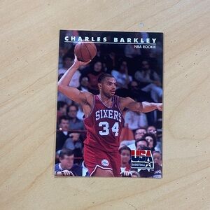 Charles Barkley NBA Rookie Trading Card